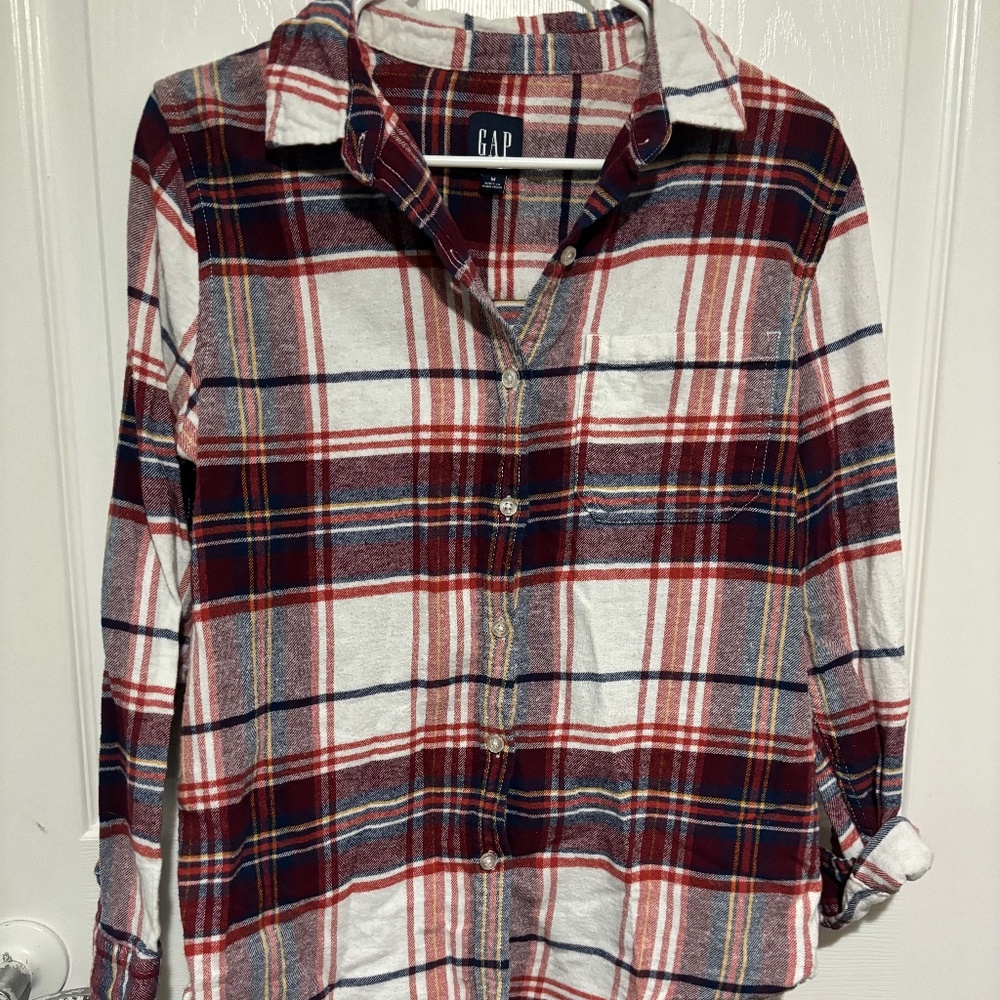 Gap Plaid Button Down